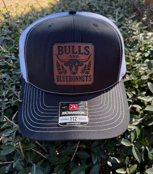 BB Leather Patch Richardson 112FP Black/White | Bulls and Bluebonnets
